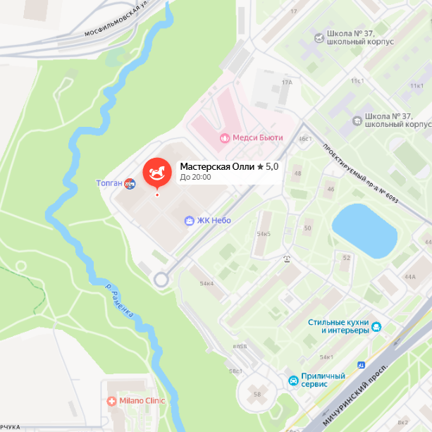 Локация на карте