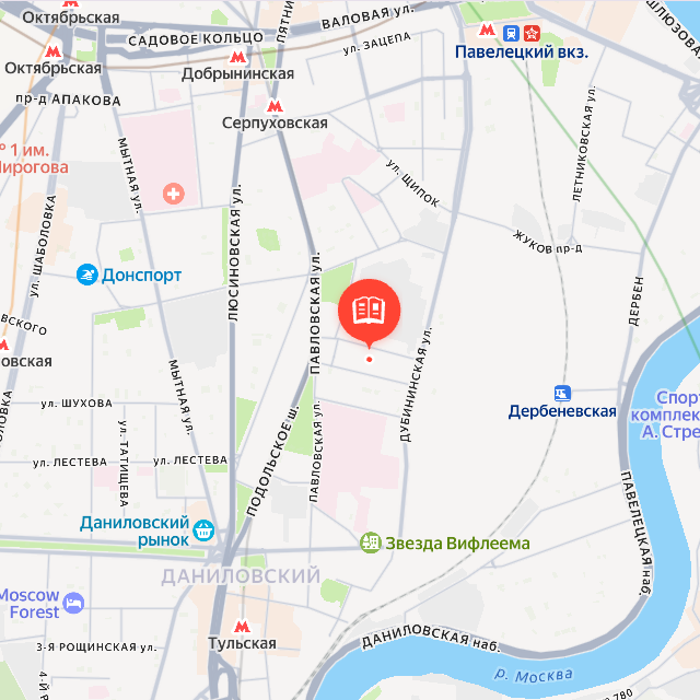 Локация на карте